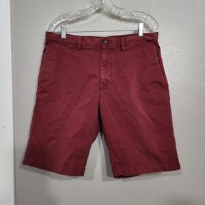 Banana‎ Republic Men's Shorts 32 Red Heather City Short Chino Golf